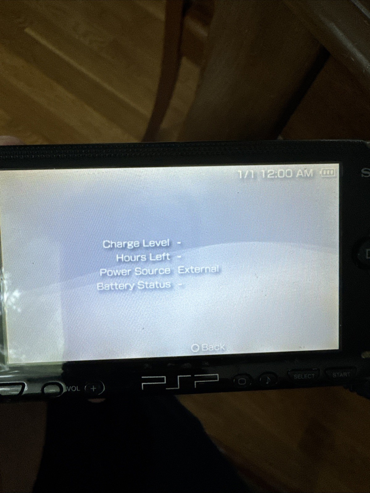 PSP 1001 Handheld Console w/ Charger Battery & Memory Stick Working Sony