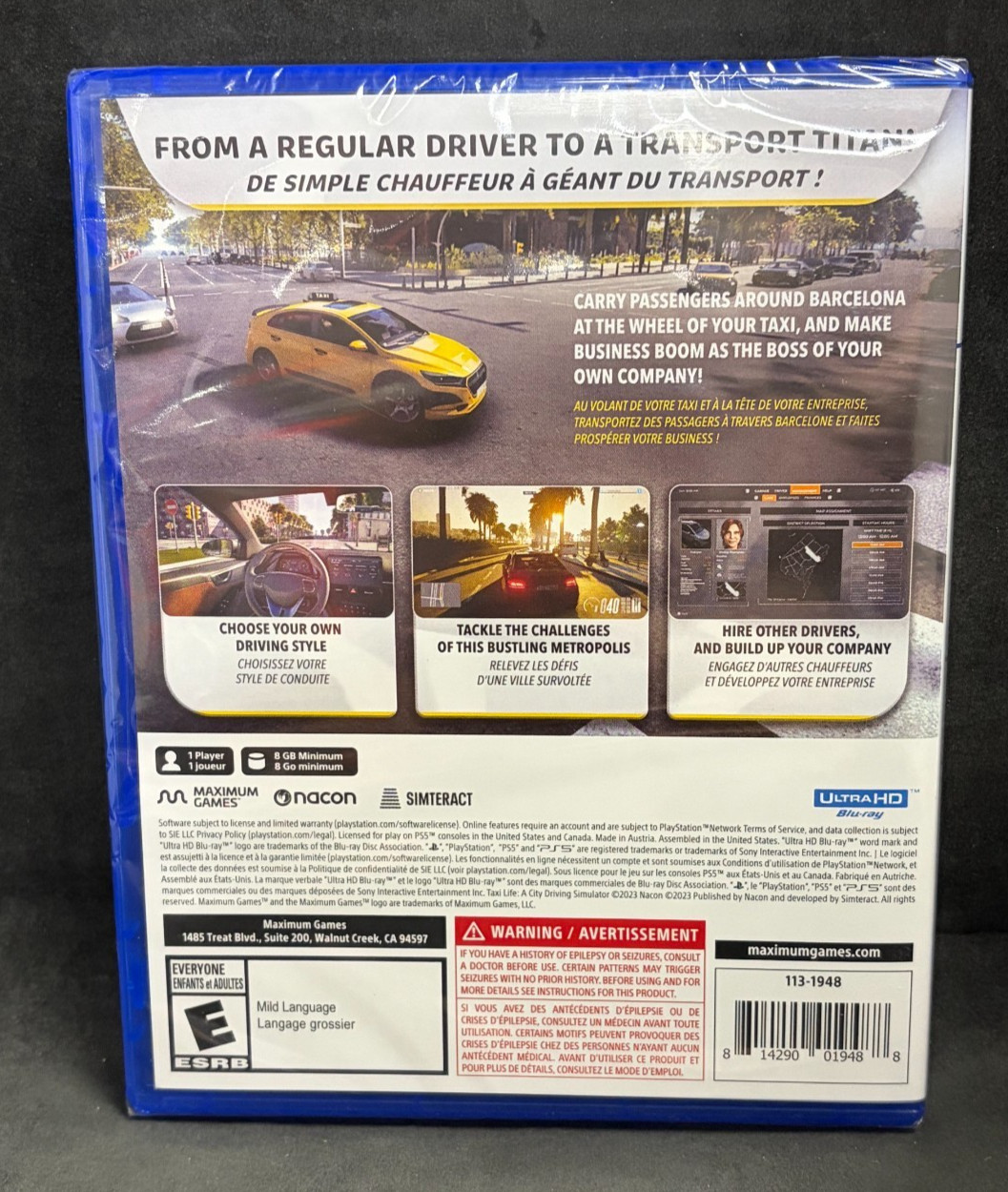 Taxi Life: A City Driving Simulator (PS5 / Playstation 5) BRAND NEW