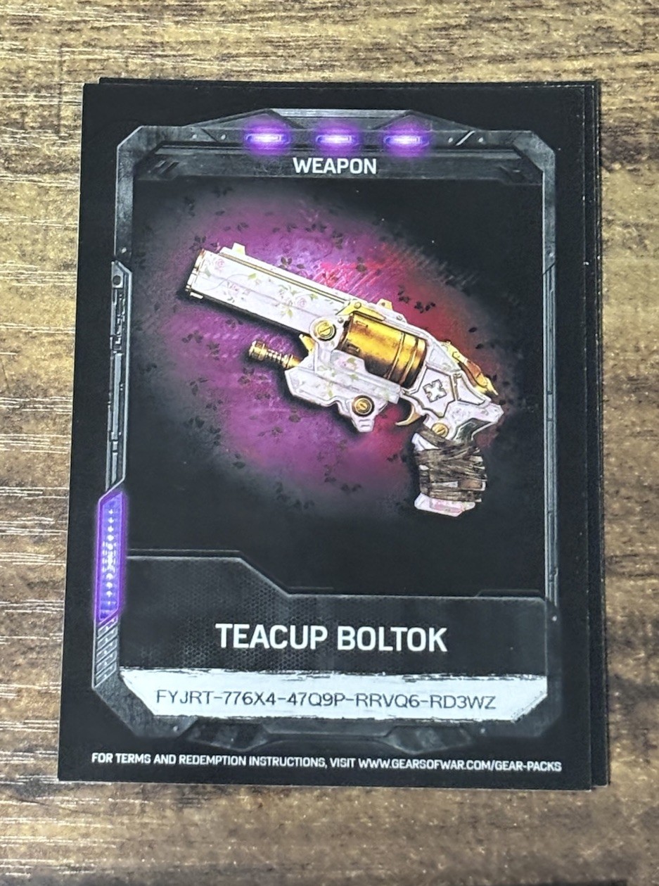 Gears of War 4 Promo Cards Bulk Lot 205 Pc Reyna Lancer Horde Bounty Stickers