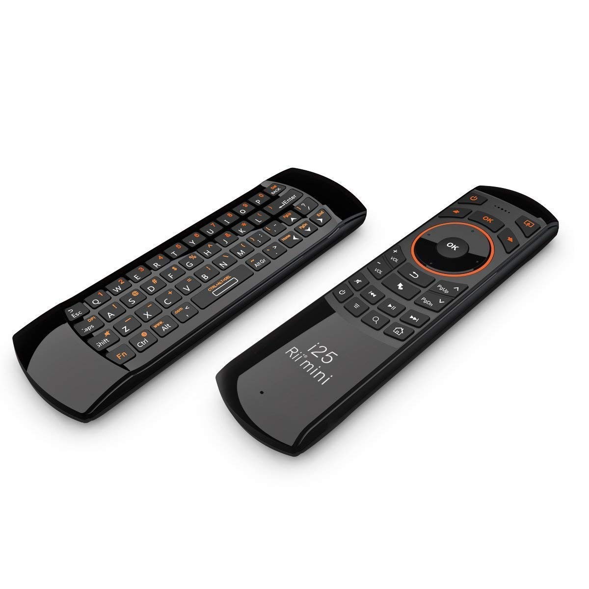 Rii Mini i25 Multifunction Portable 3 in 1 2.4GHz 170mm*49mm*16mm, Black