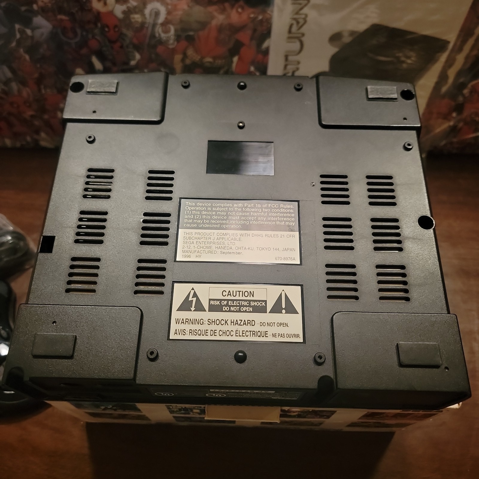 SEGA Saturn Console w/Box – Complete CIB – Tested – Authentic