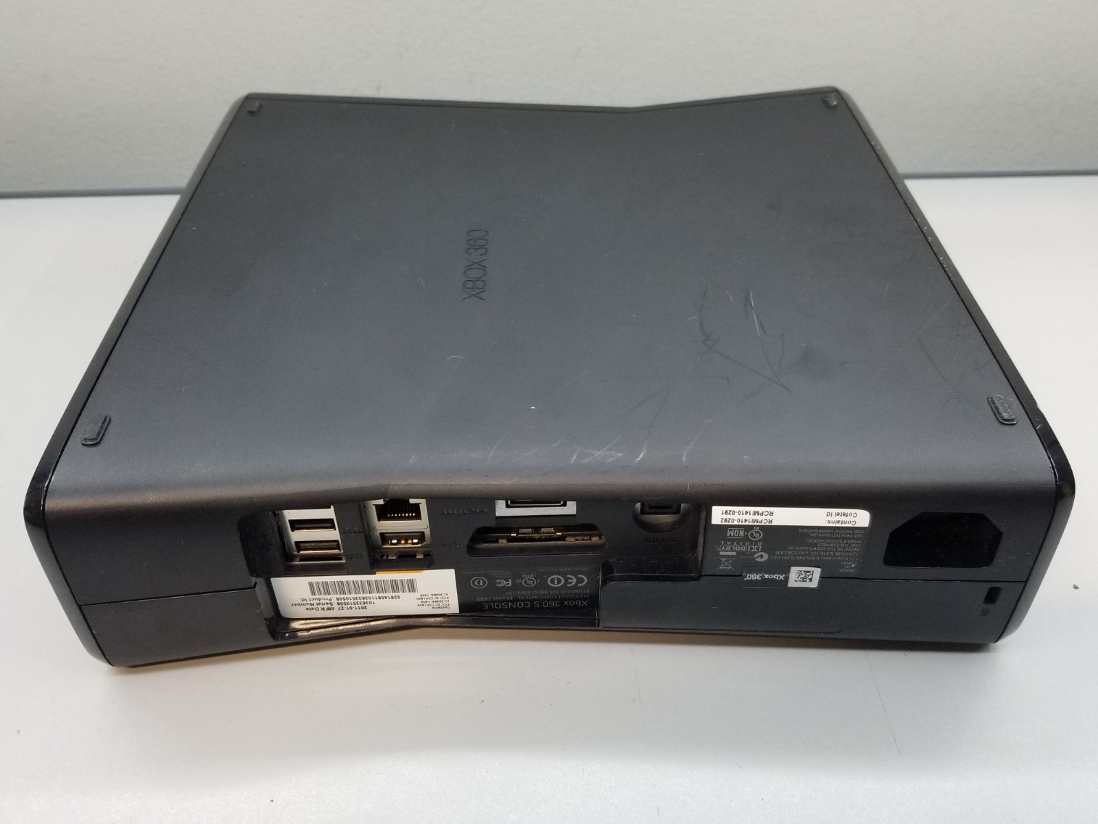 Microsoft Xbox 360 S Black Gaming Console 1439 w 250GB HDD/Controller/Kinect/AC