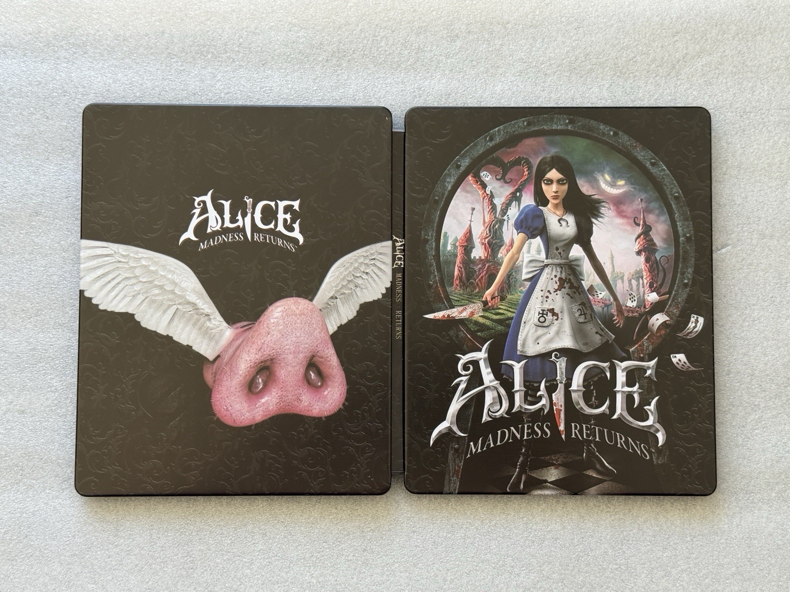 Alive Madness Returns Custom made Steelbook/SteelUp Case PS3/PS4/PS5 (No Game)