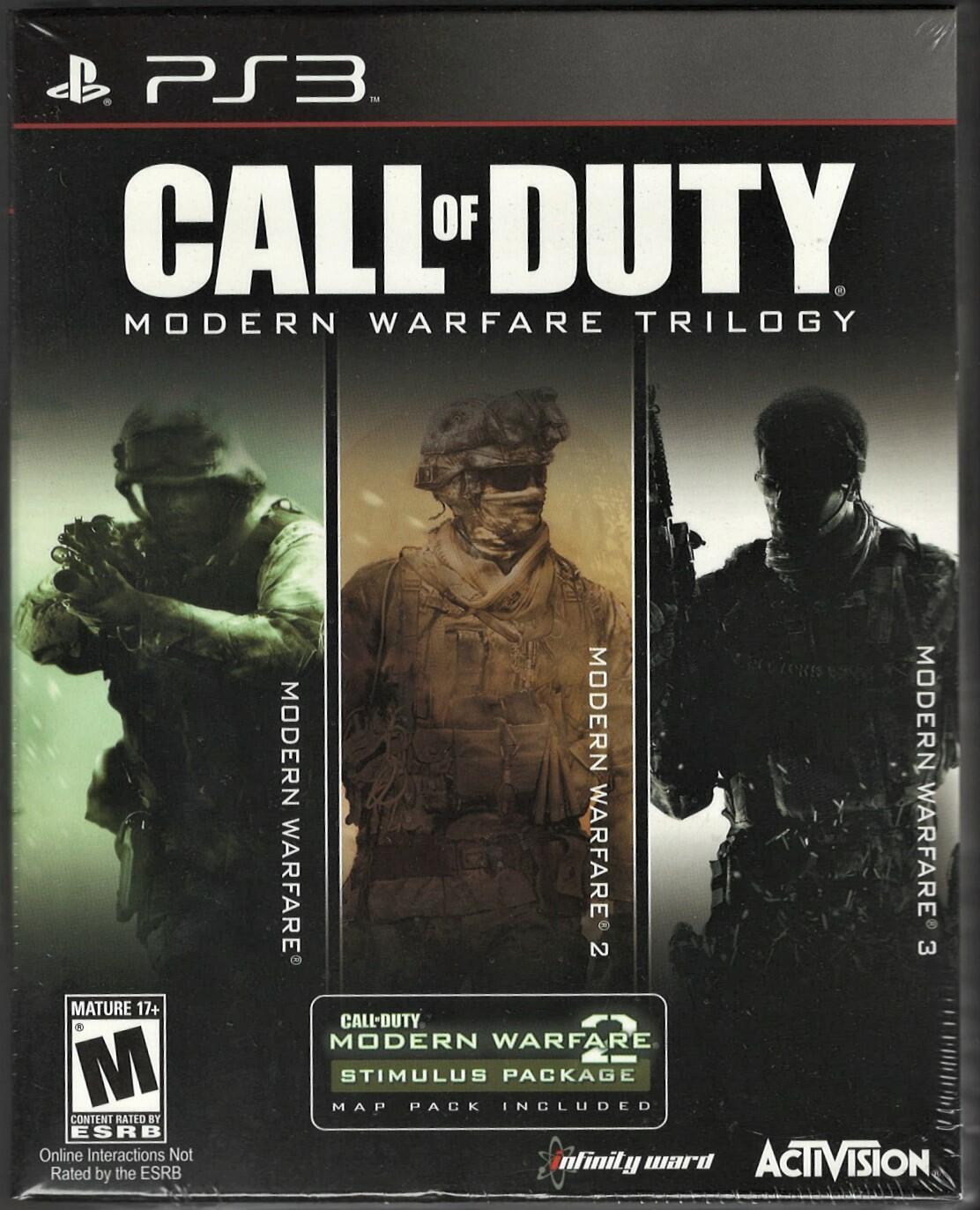 Call of Duty: Modern Warfare Trilogy PS3 (Brand New Factory Sealed US Version) P