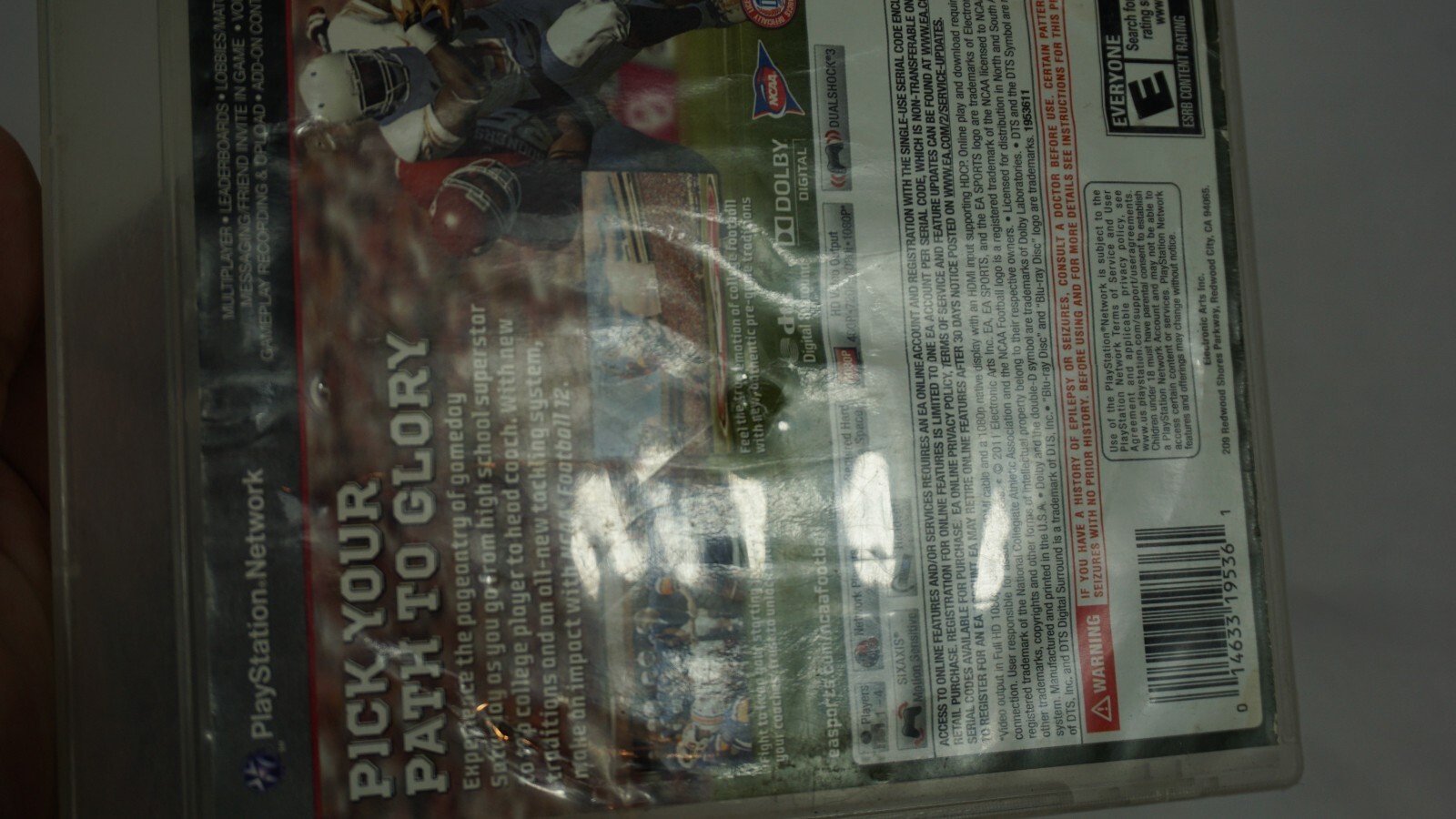 NCAA Football 12 PS3 CIB Sony PlayStation 3 Complete with Manual Tested C