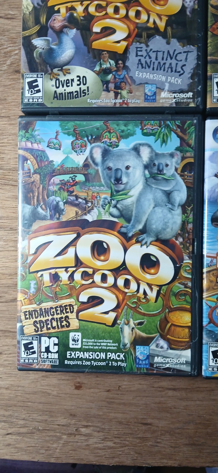 4 – PC Games – Zoo Tycoon 2 – Endangered Species – Marine Mania -Extinct Animals