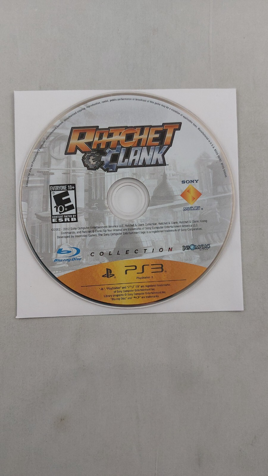 Ratchet & Clank Collection (Sony PlayStation 3, PS3 2012) Disc only – Tested