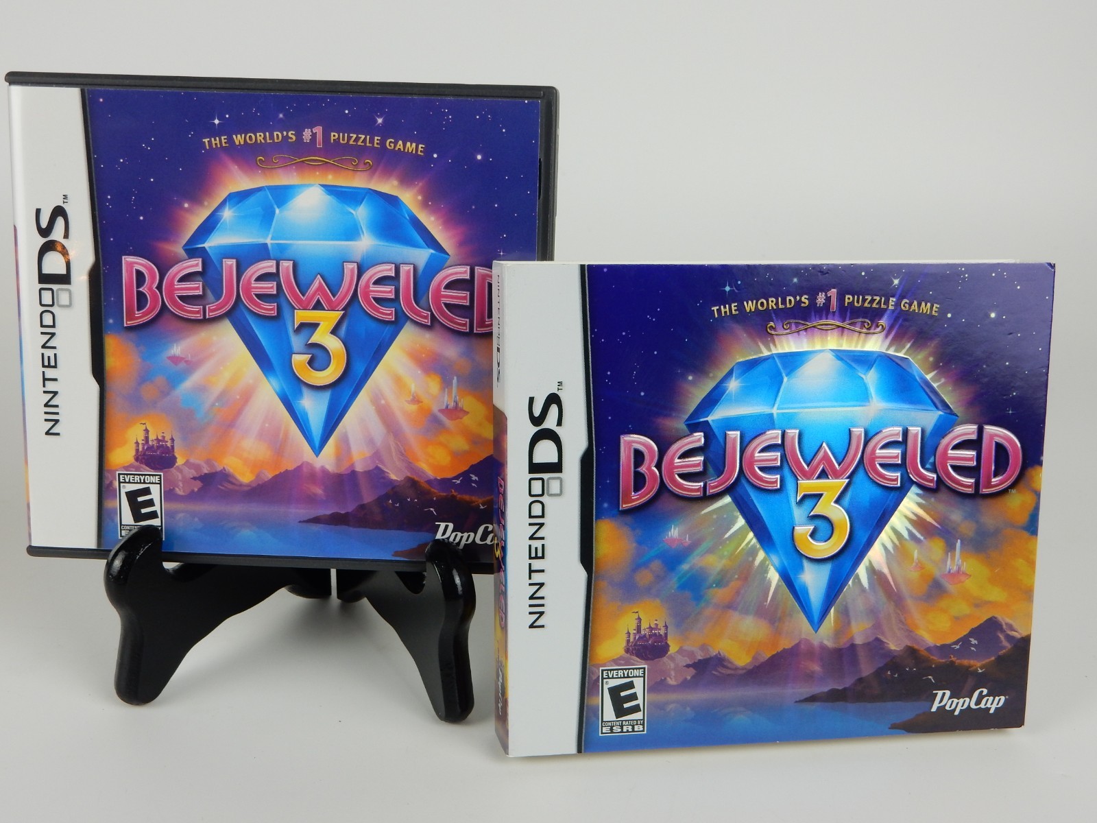 Bejeweled 3 PopCap Nintendo DS CIB COMPLETE box + slipcover