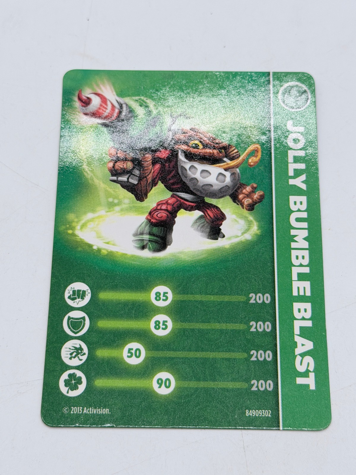 Skylanders: Swap Force Jolly Bumble Blast Character Figure #84786888 W/Stat Card