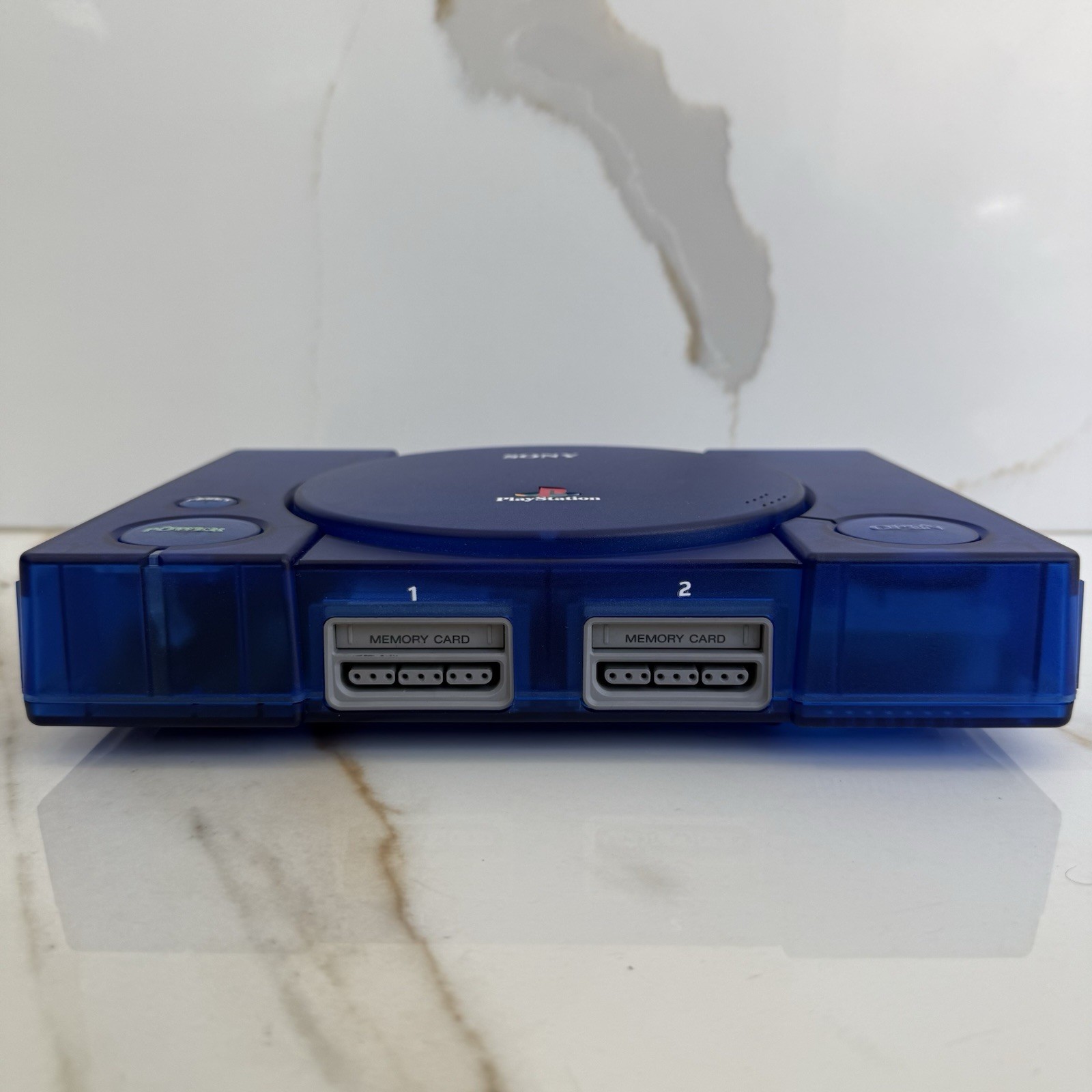 PS1 Sony PlayStation 1 Console (SCPH-7501) Bundle Translucent Blue – New LASER