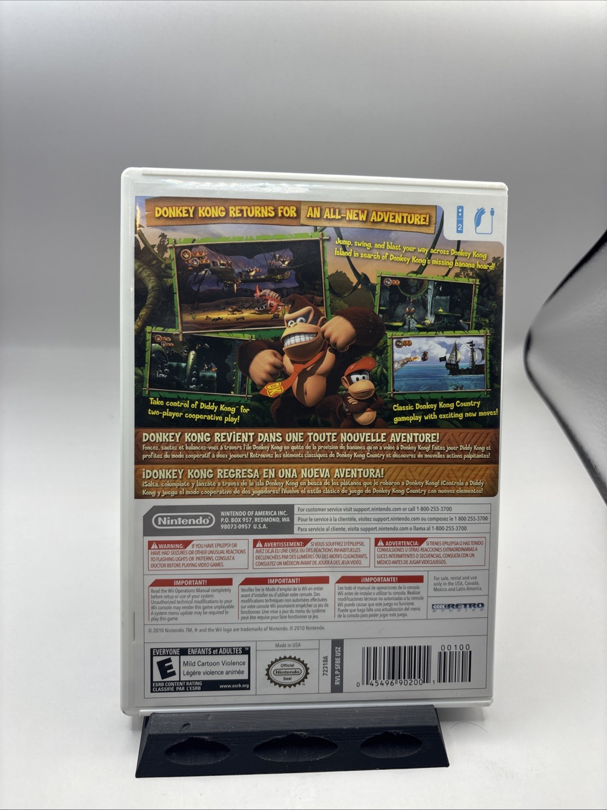 Donkey Kong Country Returns CIB W/ Manual – Wii