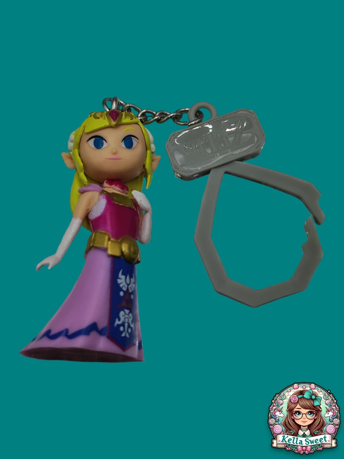 The Legend Of Zelda: Wind Waker “Princess Zelda” Backpack Buddy Bag Clip