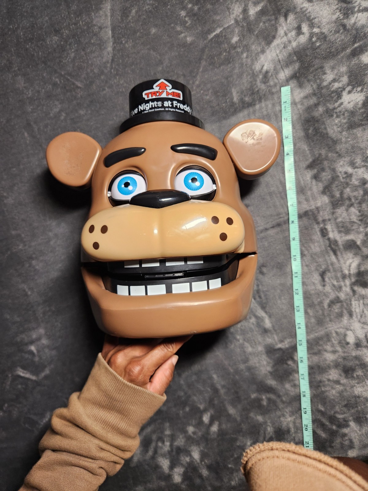Five Nights At Freddys Freddy Fazbear Head Talking Scott Cawthon Phatmojo