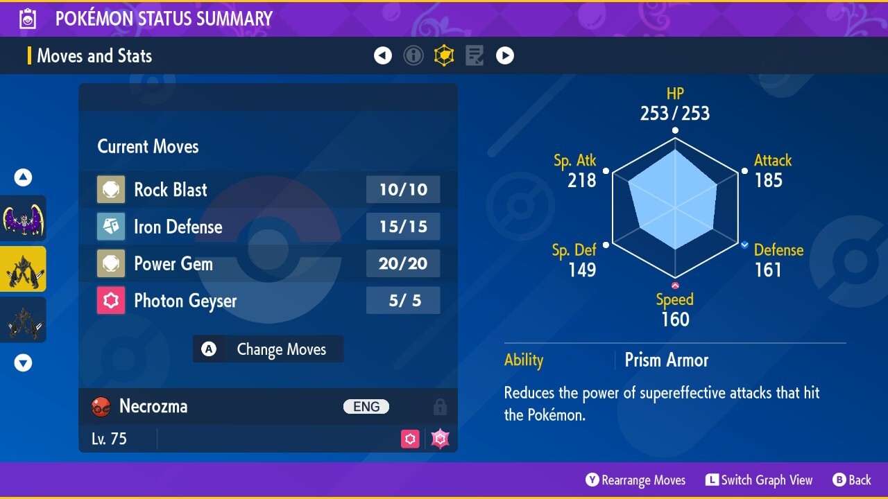 ✨ Shiny Necrozma Event 💜 2019 English Eclipse 💜 Pokémon Scarlet & Violet