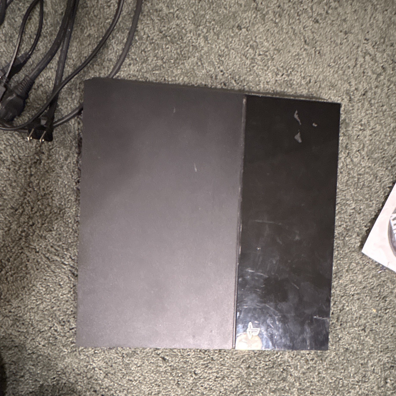 Sony PlayStation 4 PS4 500GB Black Console CUH-1001A w/ DualShock 4 & Cables