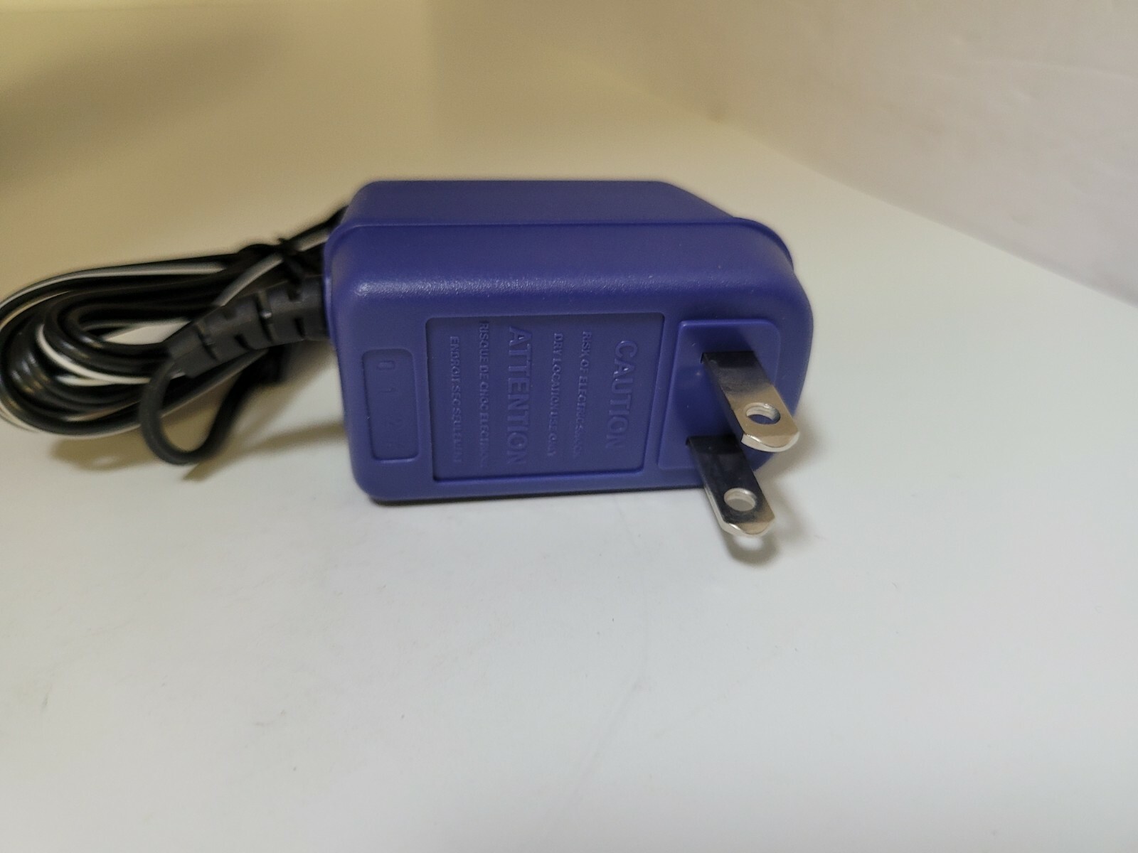 Purple/indigo 3VDC 200 mA AC Power Adapter for the NEO GEO Pocket Color #S26