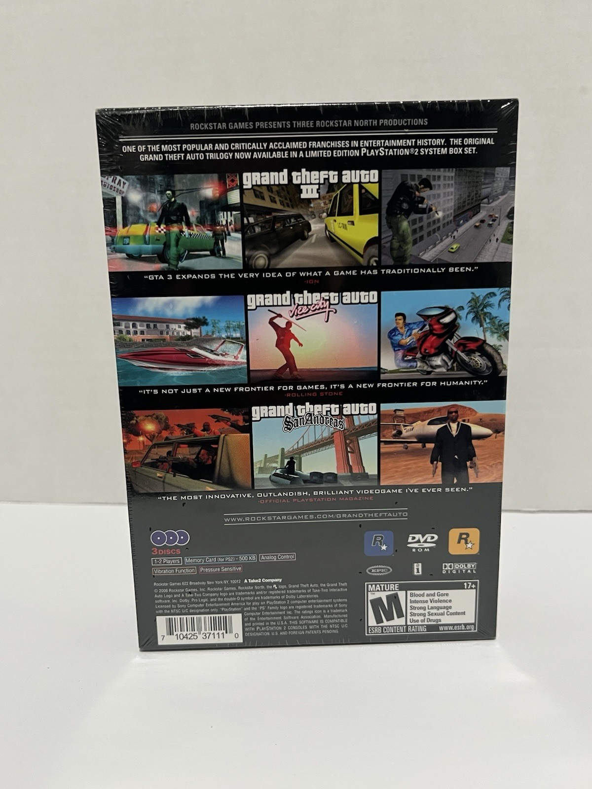 Grand Theft Auto Trilogy PS2 Playstation 2, Brand New Sealed!
