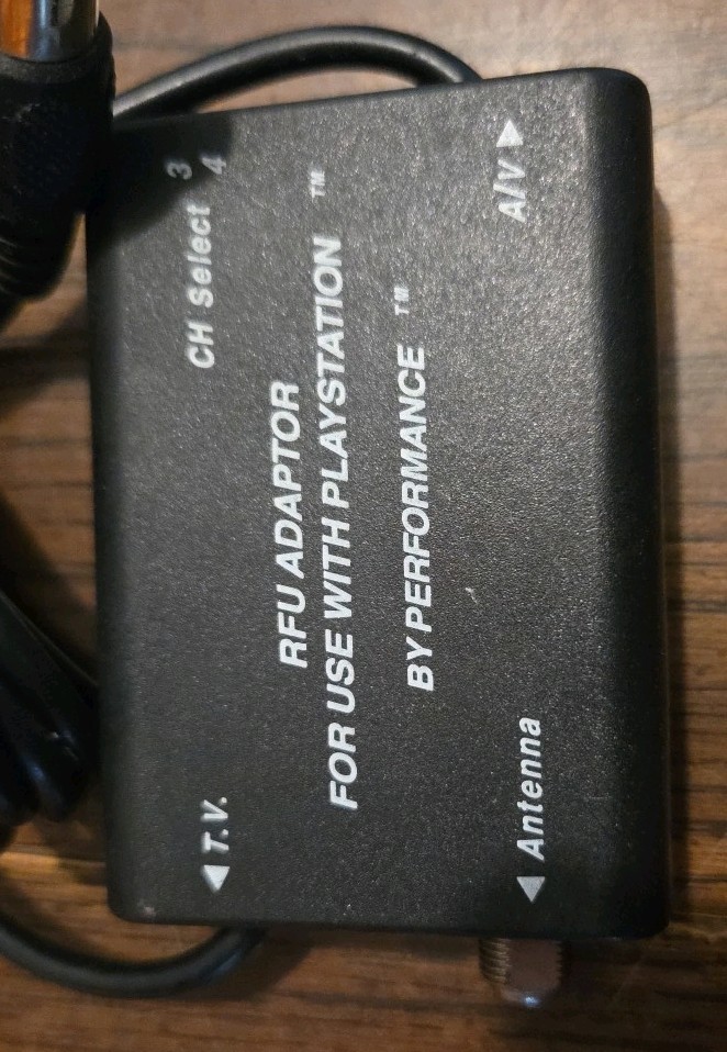 Sony PlayStation 1 RFU Adapter Coaxial Video Cable By Performance