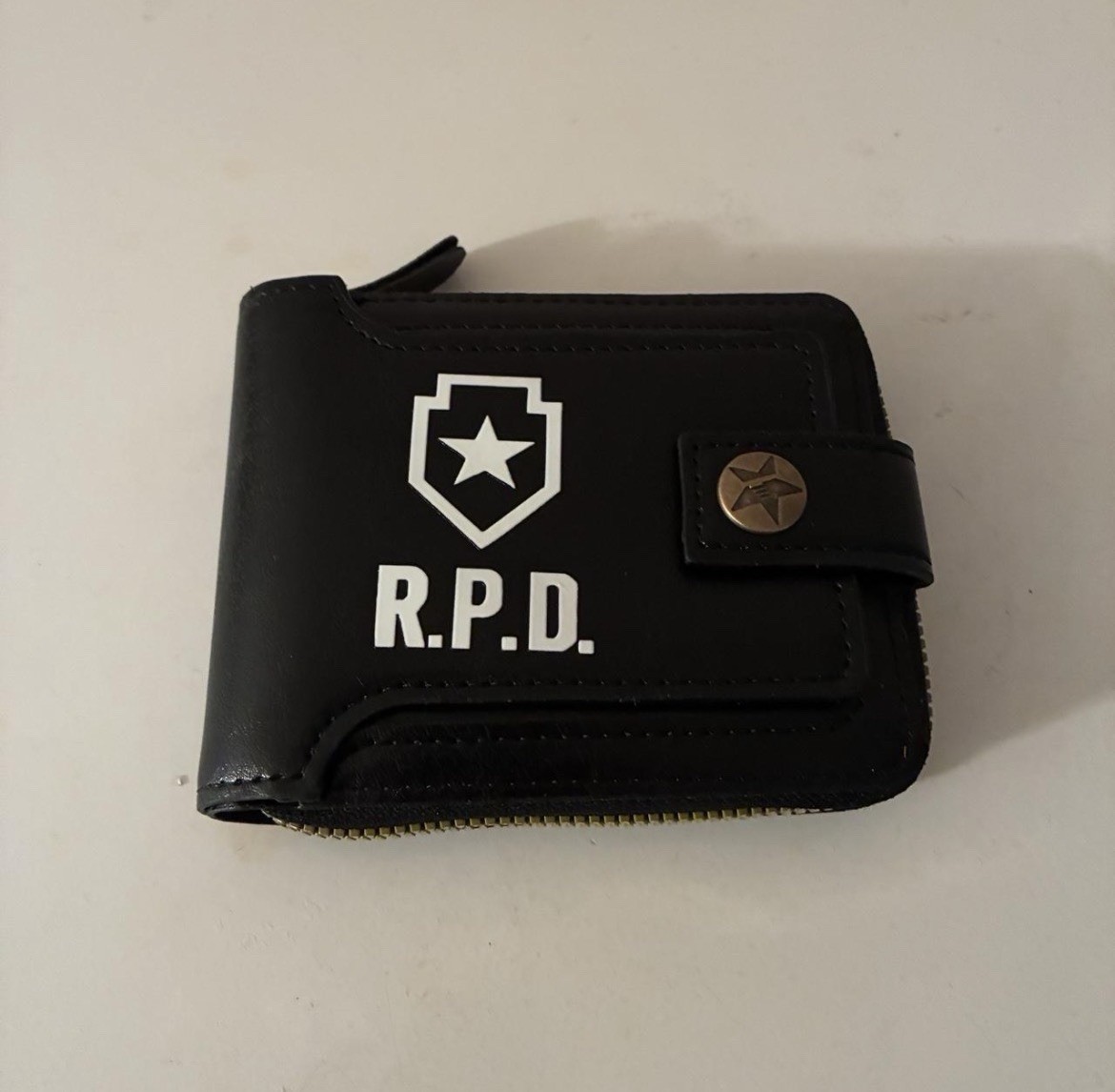 Resident Evil RPD STARS Wallet – Faux Leather, Thick, Multiple Pockets – New