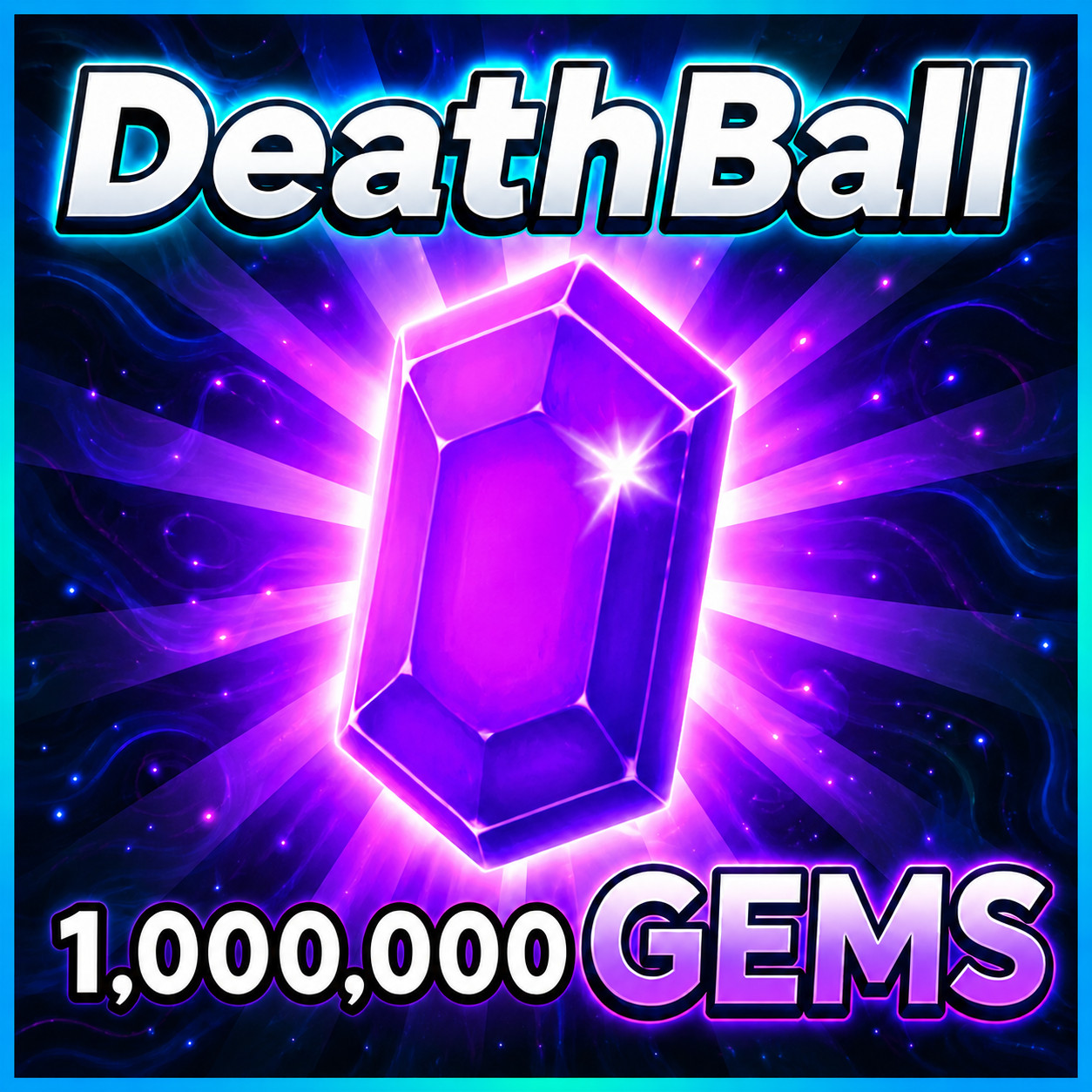 1,000,000 GEMS Death Ball 💎CHEAP・FAST DELIVERY⚡