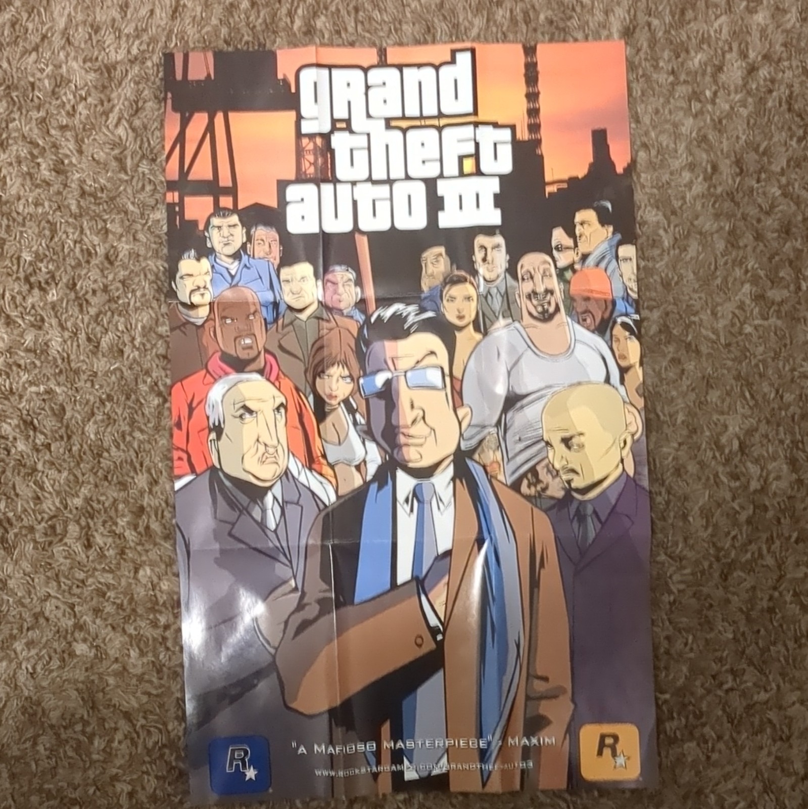 Rockstar Games Grand Theft Auto III (Xbox) Manual Included w/ Case Disc Map