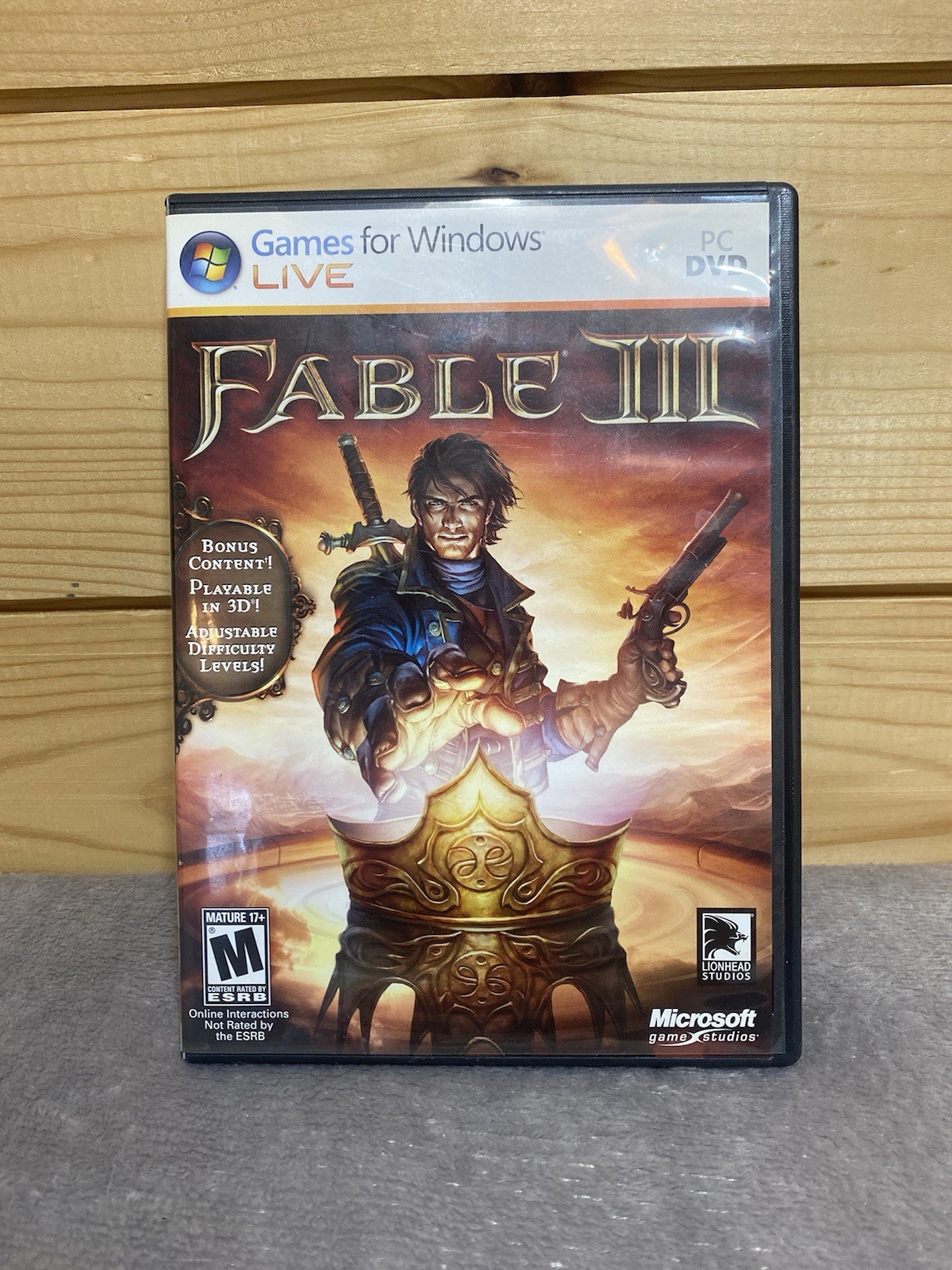 Fable III PC Game For Windows Live 2011 With Inserts