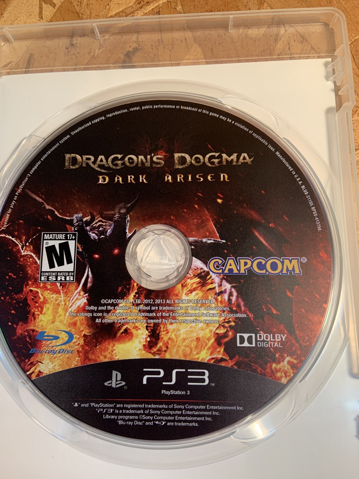Dragons Dogma Dark Arisen PS3 PlayStation 3. TESTED AND WORKING SEE VIDEO