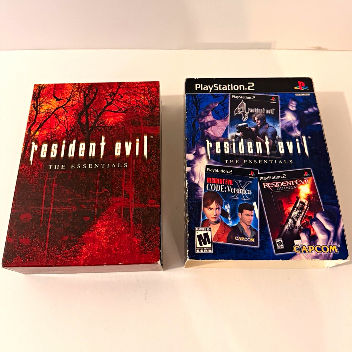 Very good Resident Evil: The Essentials Box Set PlayStation 2 CIB
