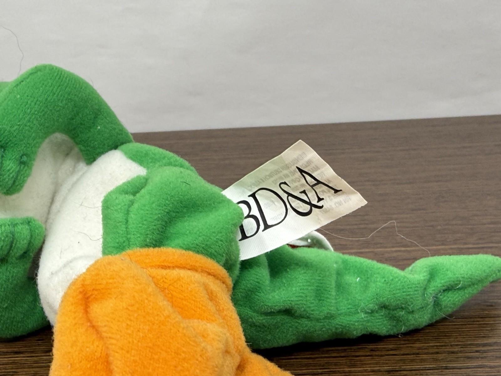 Nintendo 64 Collectible Yoshi Beanbag Plush – 1997 BD&A Super Mario 64 – Vintage