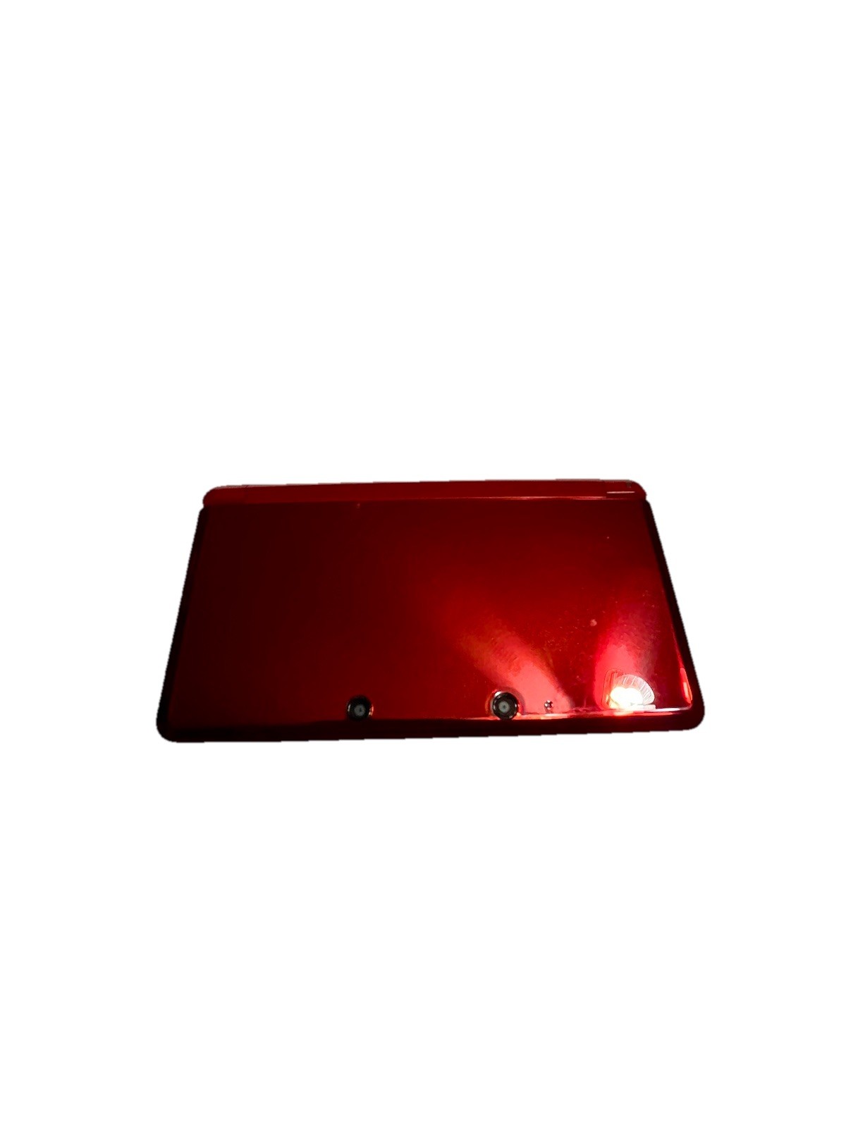 Nintendo 3DS System – Flame Red (Comes With Case, Stylus and Charger)