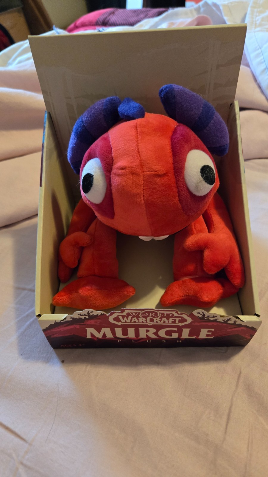 Blizzard 2019 Murgle Purple Red Plush World of Warcraft WoW W/box