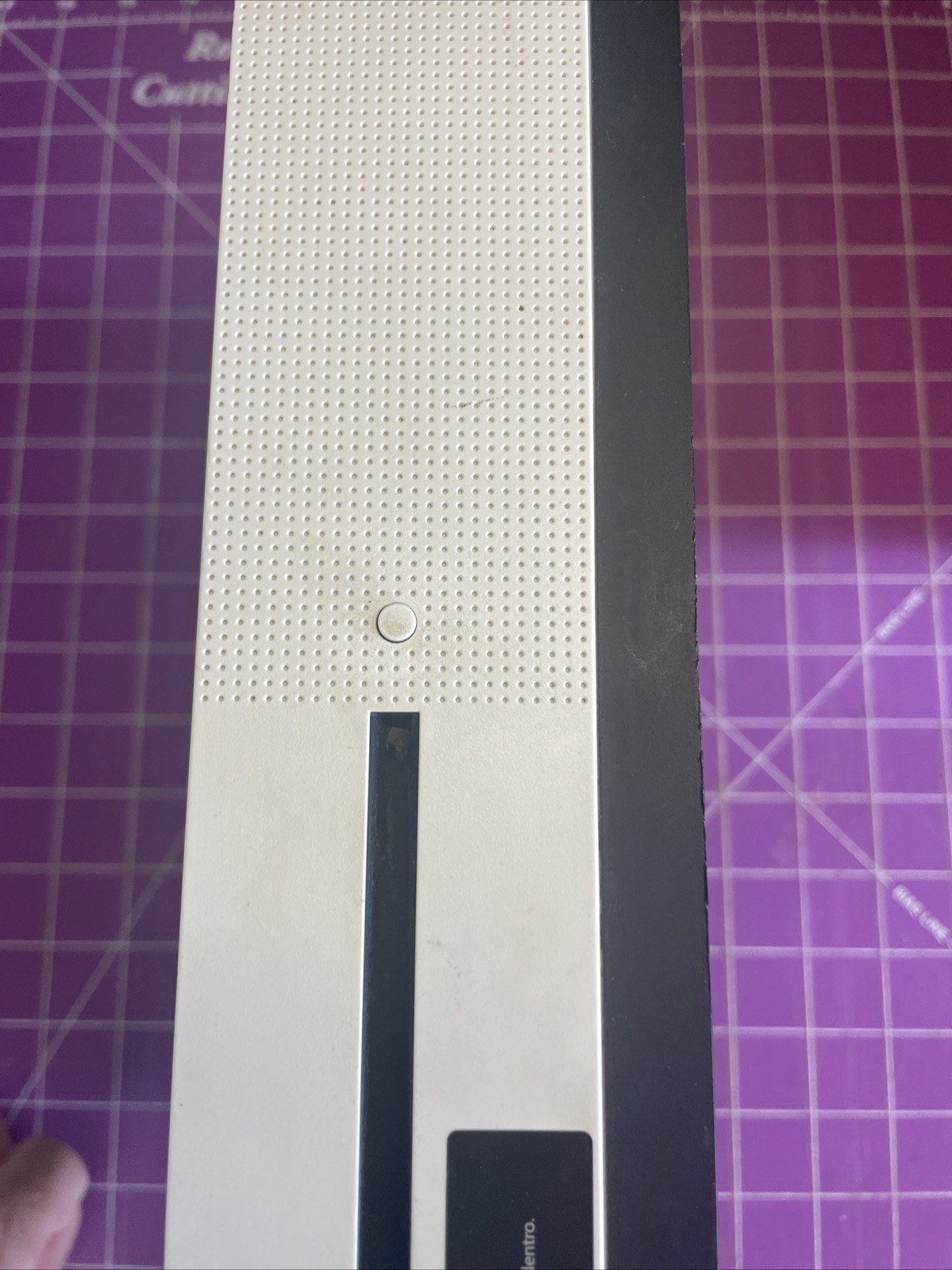 Microsoft Xbox One Slim Console only Parts/Repair. Not Sure What Stain On Top Is