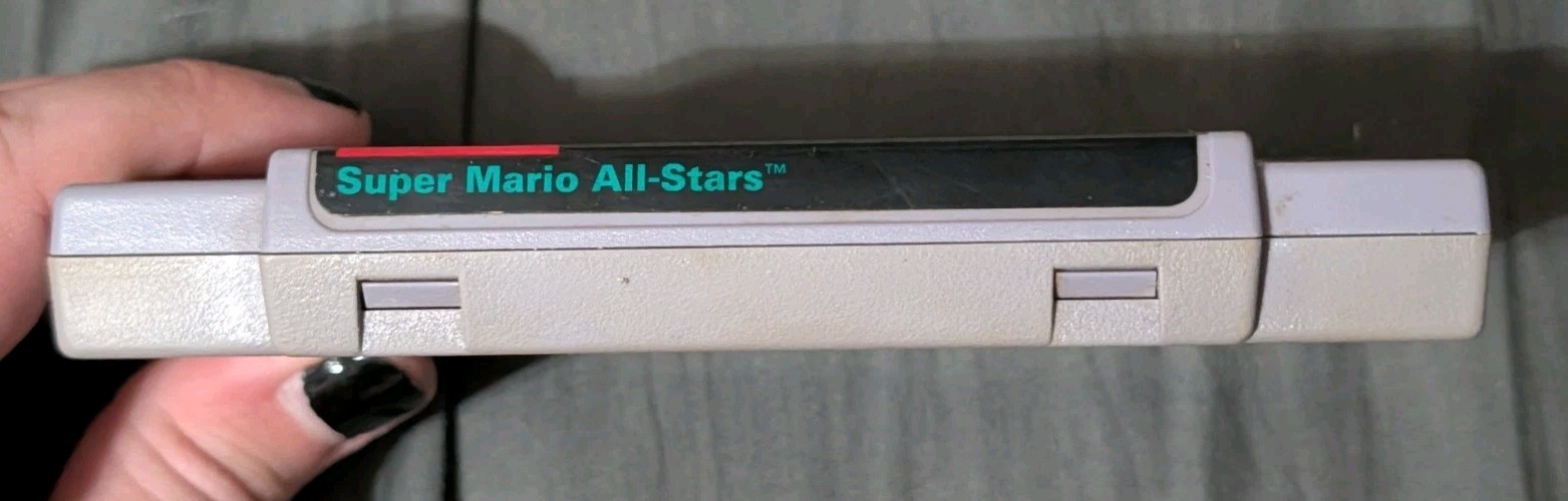 Super Mario All-Stars Nintendo SNES Authentic Game Cartridge TESTED/WORKS