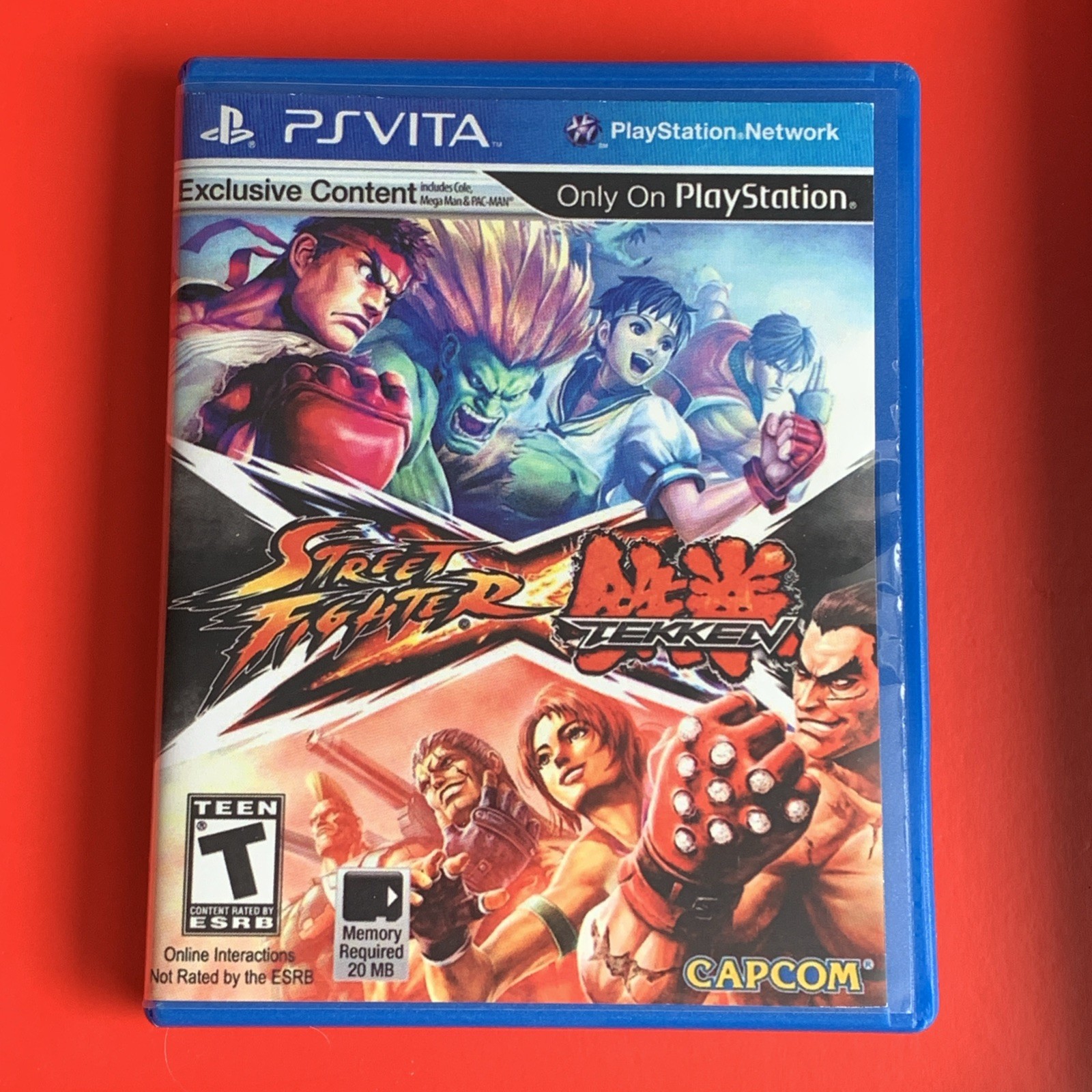 Street Fighter X Tekken (Sony PlayStation Vita, 2012) See Pics