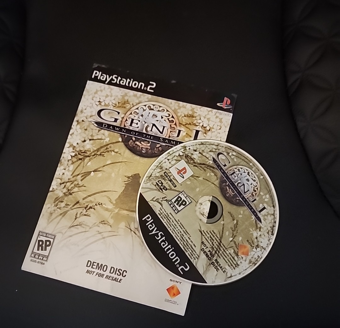 DEMO- Genji Dawn Of The Samurai Demo Disc Sony Playstation 2 PS2 video game
