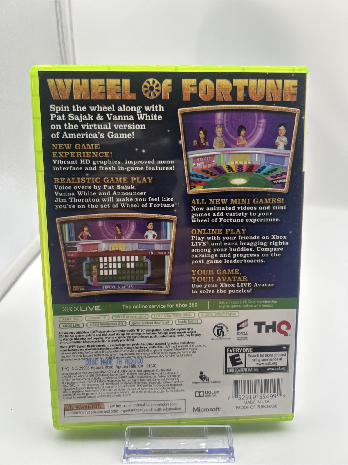 Wheel of Fortune (Xbox 360) CIB COMPLETE Mint Condition Free Shipping Same Day