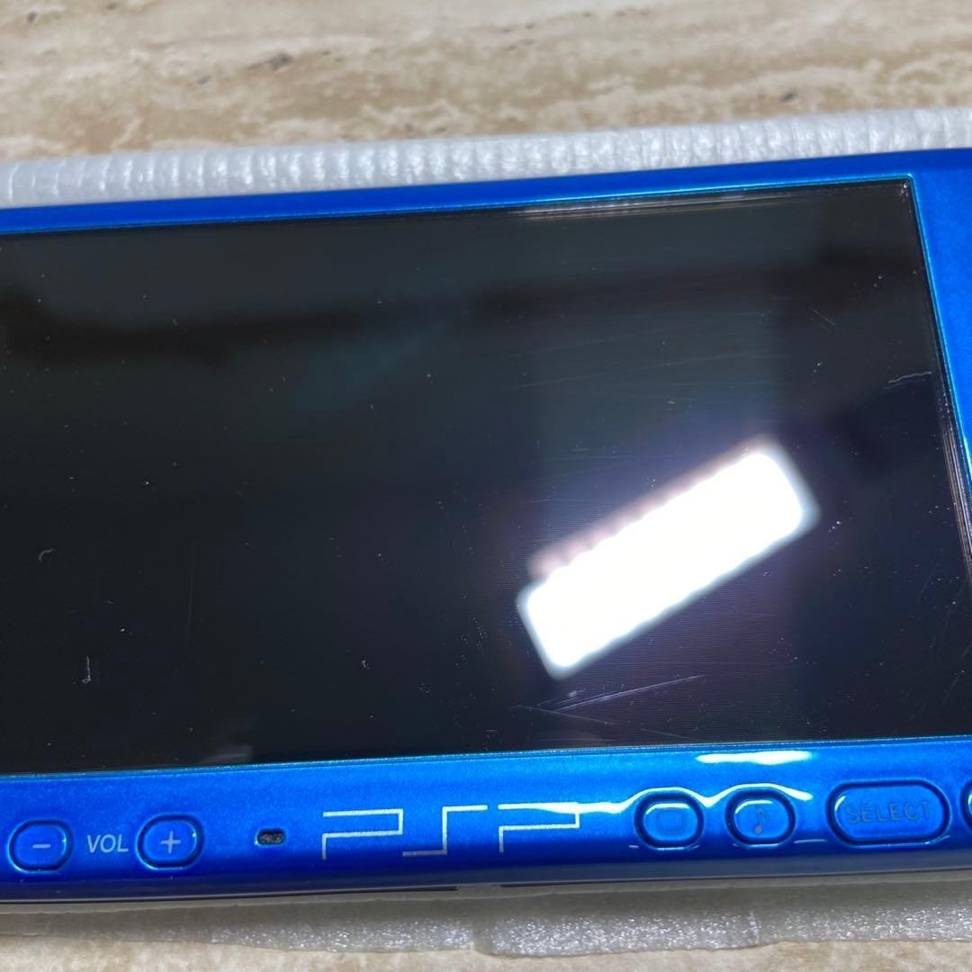 Sony PSP 3000 Vibrant Blue Complete in Box Excellent Condition 7085