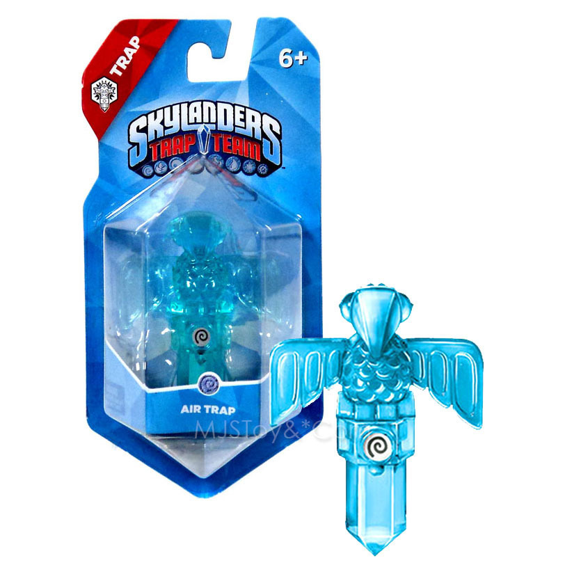 NEW Skylanders Trap Team Traptanium Air Trap Clear Blue Breezy Bird Air Toucan