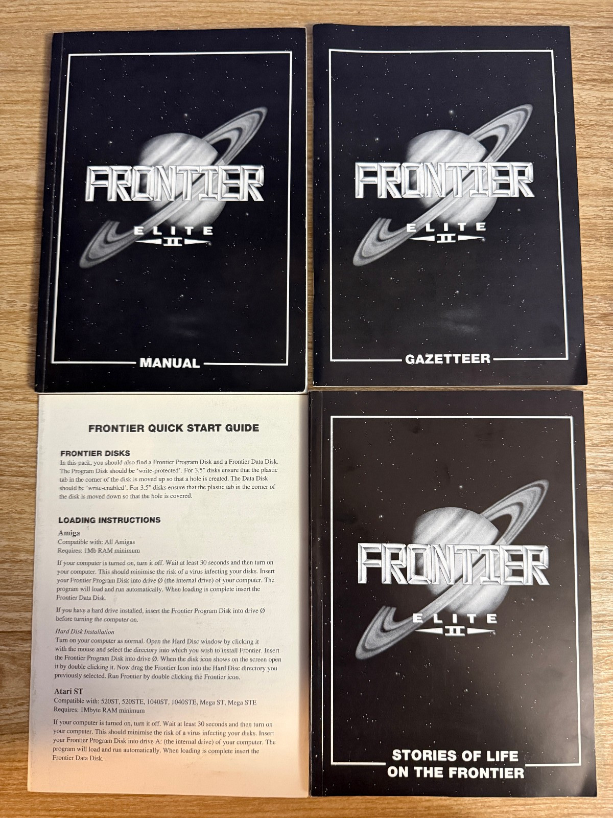 Frontier Elite II (Big Box, Good, David Braben, 1993, Amiga) Missing Map