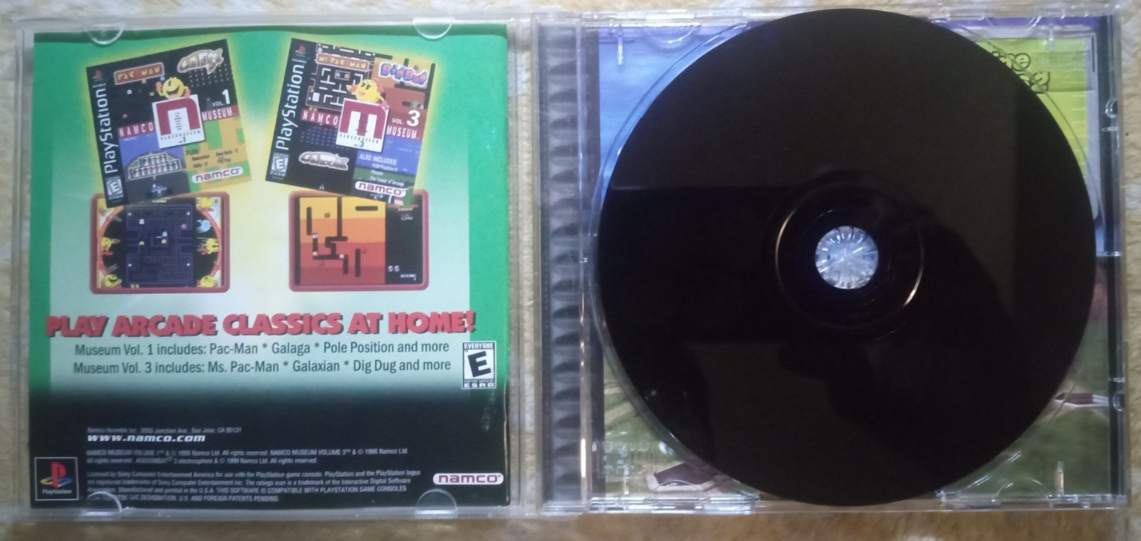 Namco Ace Combat 3: Electrosphere PS1 Game 1999 E NTSC-U/C Manual
