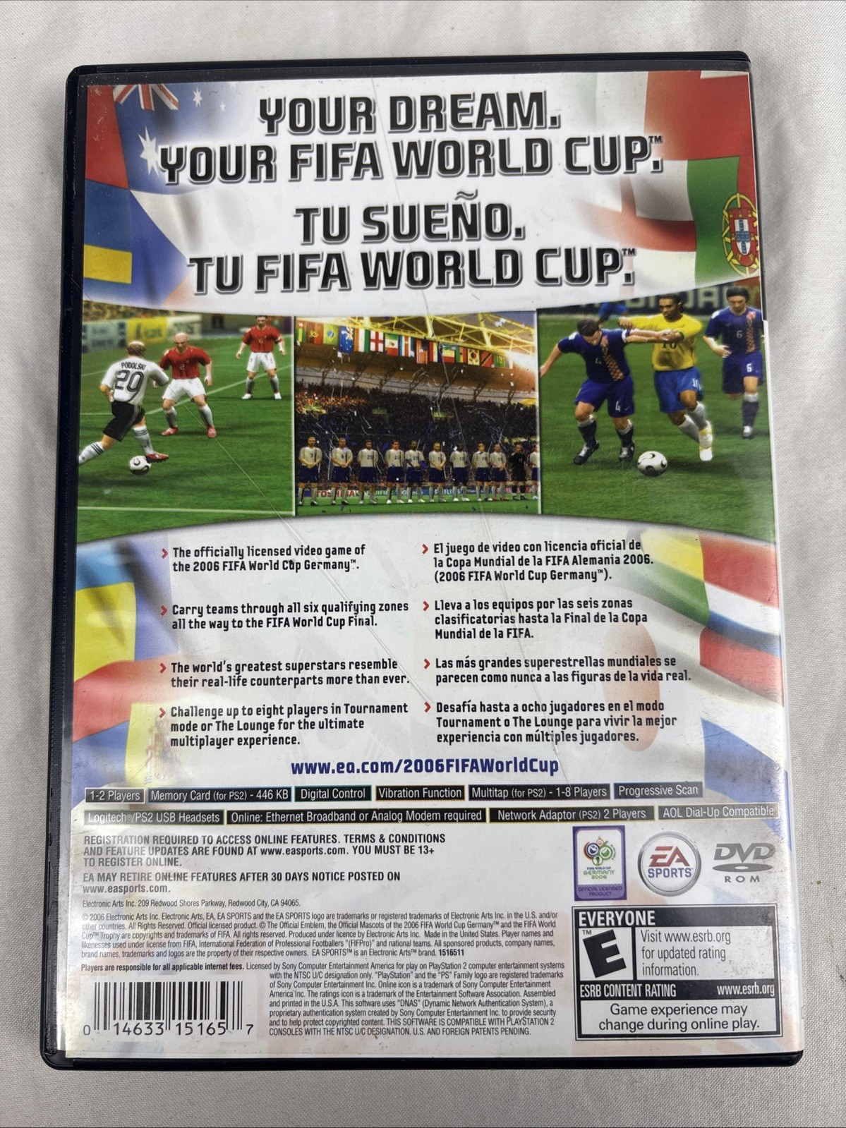 Playstation 2 FIFA World Cup Germany 2006 Pre Owned Untested EA Sports