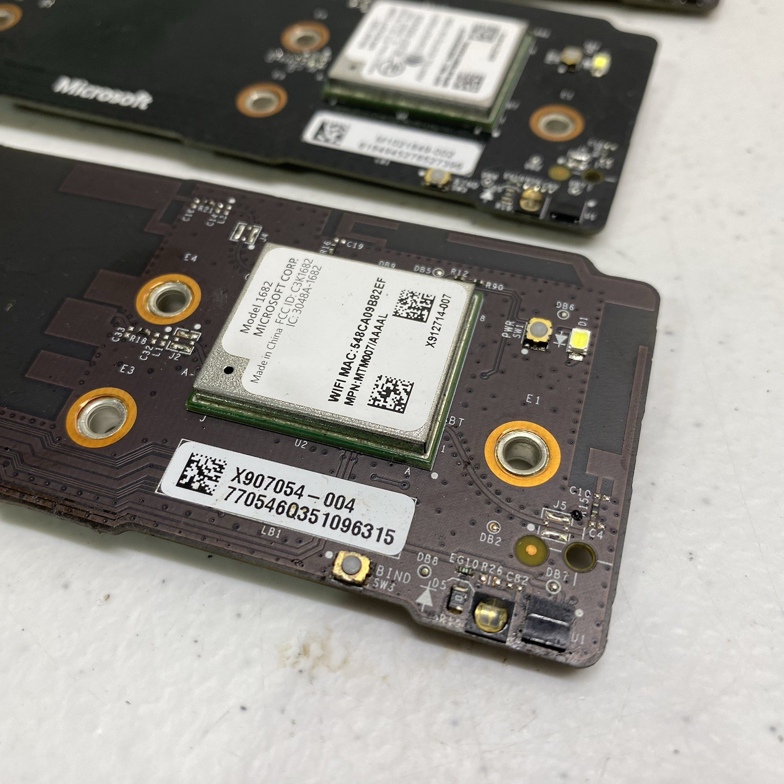 Lot of 3 Xbox One S RF Boards Bluetooth Power Sync Button Modules OEM