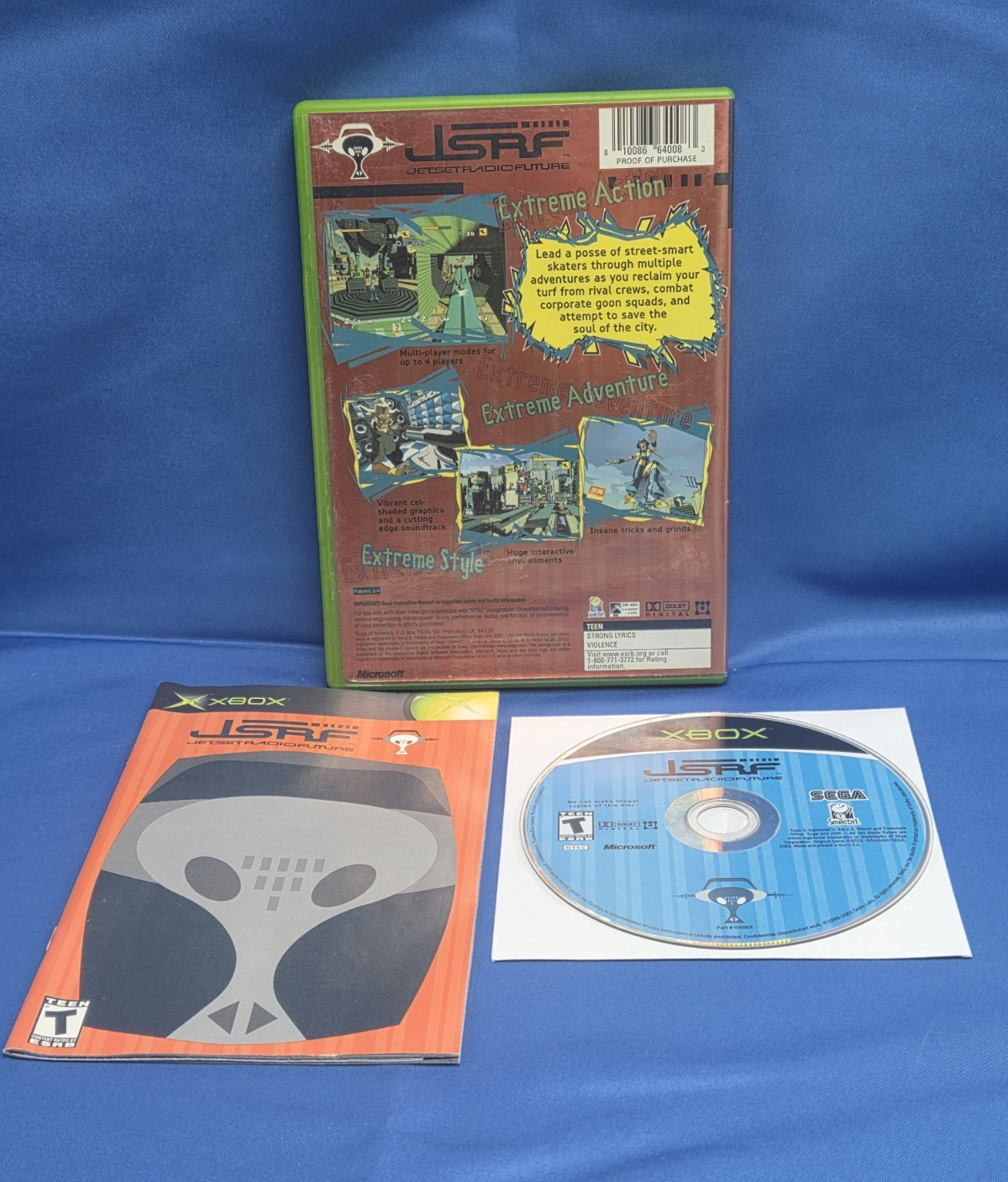 JSRF: Jet Set Radio Future Standalone Original Xbox CIB – Free Shipping