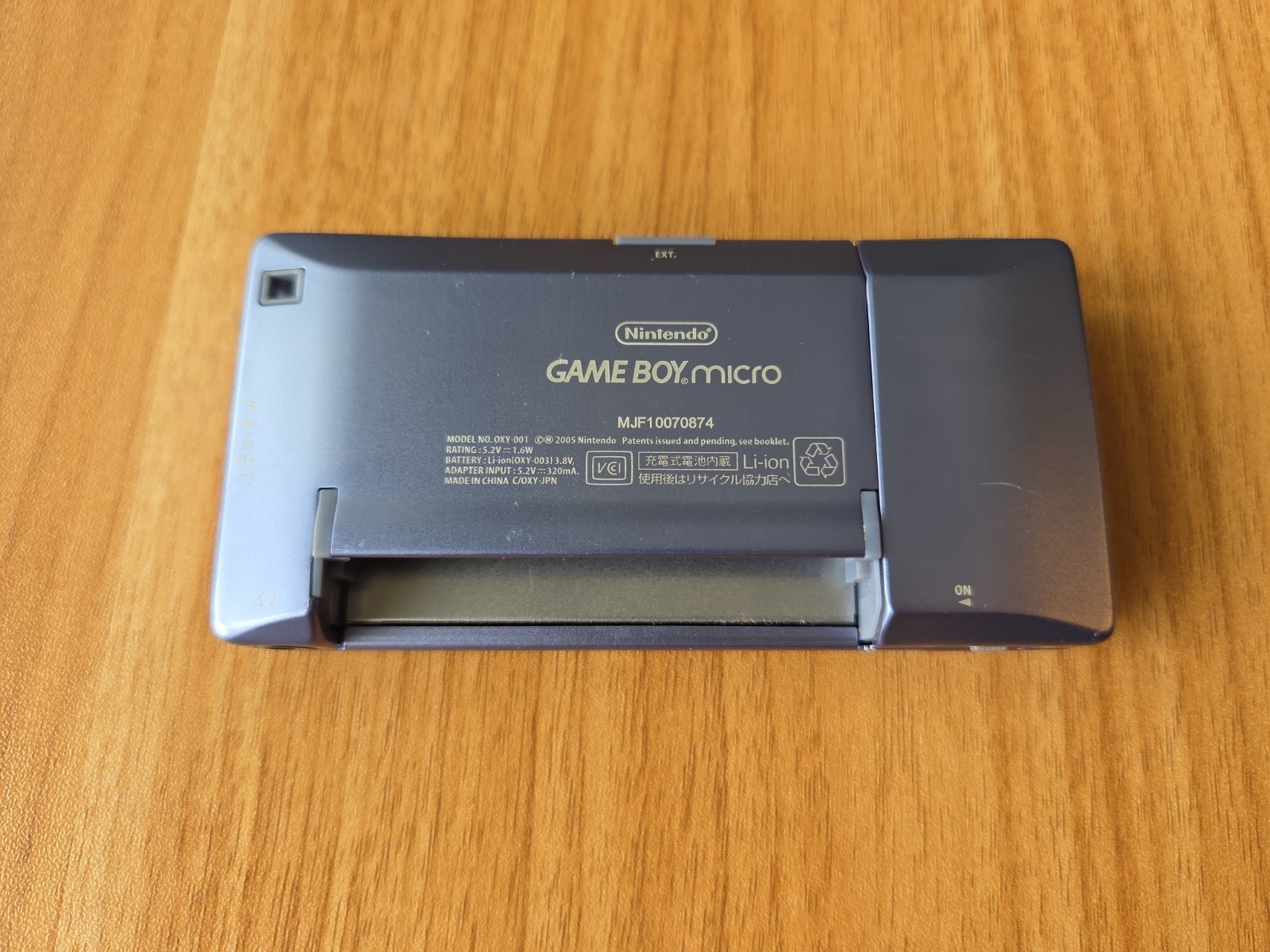 Authentic Blue Nintendo GameBoy Micro Console Great Tested W/ Charger