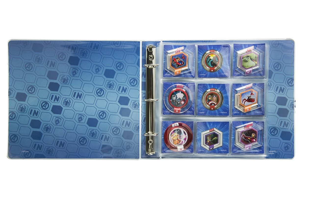 Disney Infinity 2.0 Edition Marvel Super Heroes Power Disc Portfolio Binder