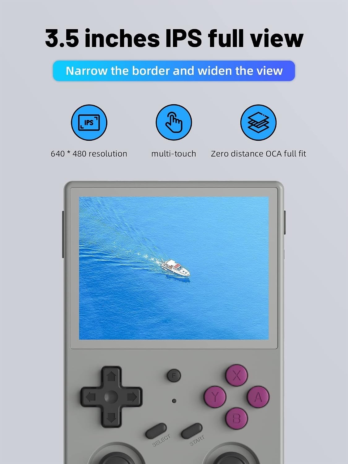 RG353VS Retro Linux System Video Handheld Game Console 3.5″ IPS Screen RK3566 64