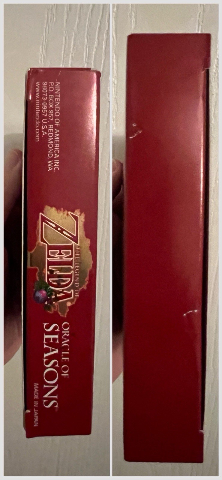 Zelda: Oracle of Seasons GBC NTSC-U/C 2001 E Manual Included CIB Complete