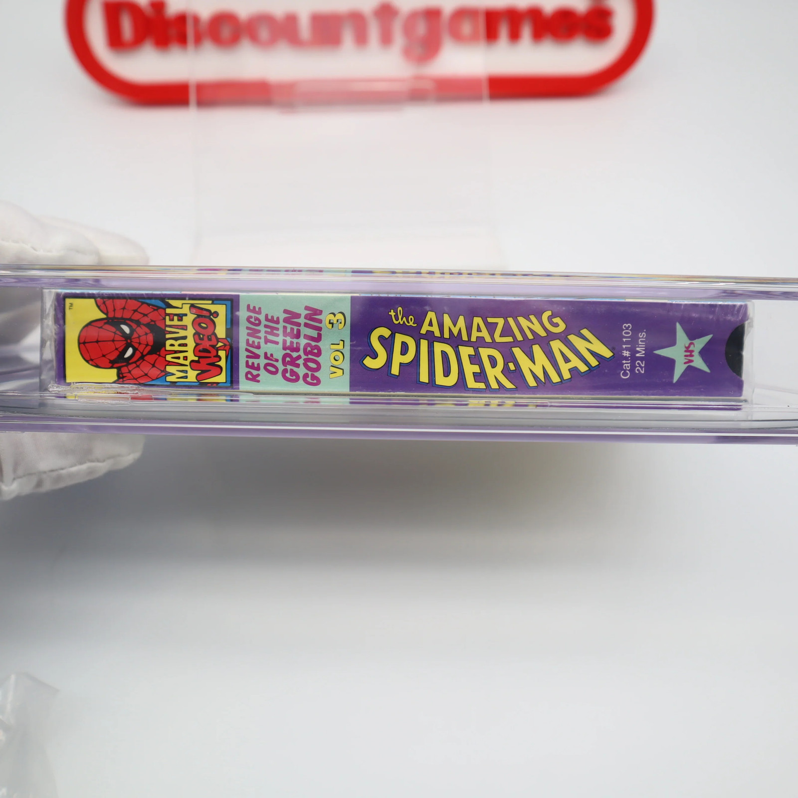 VHS AMAZING SPIDER-MAN: REVENGE OF GREEN GOBLIN -CGC GRADED 9.4 A+ NEW & Sealed!