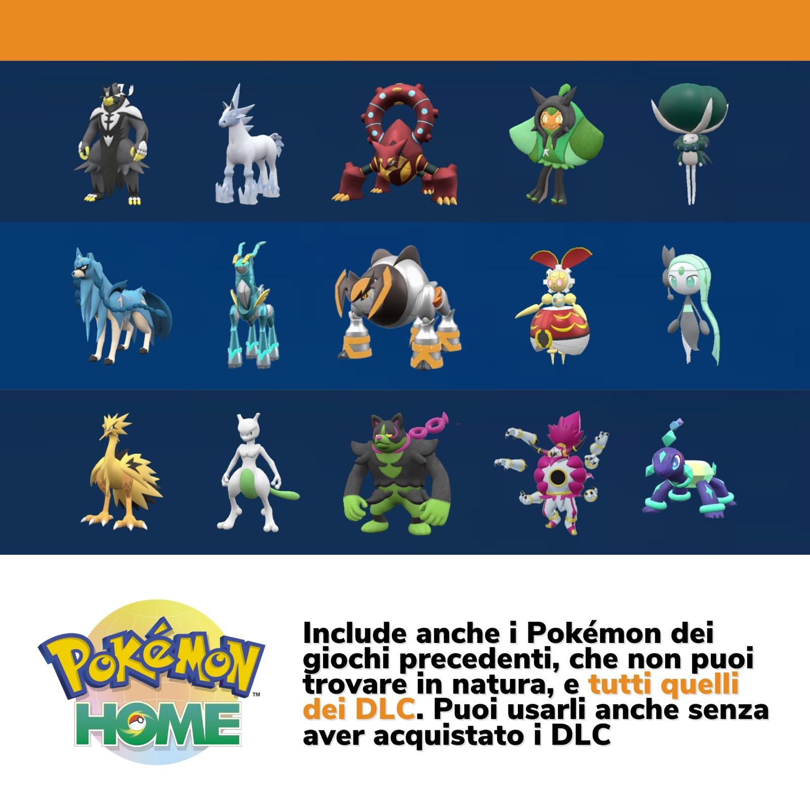 Pokémon HOME Shiny Living Dex Scarlatto Violetto Pokedex completo Tutti Paldea