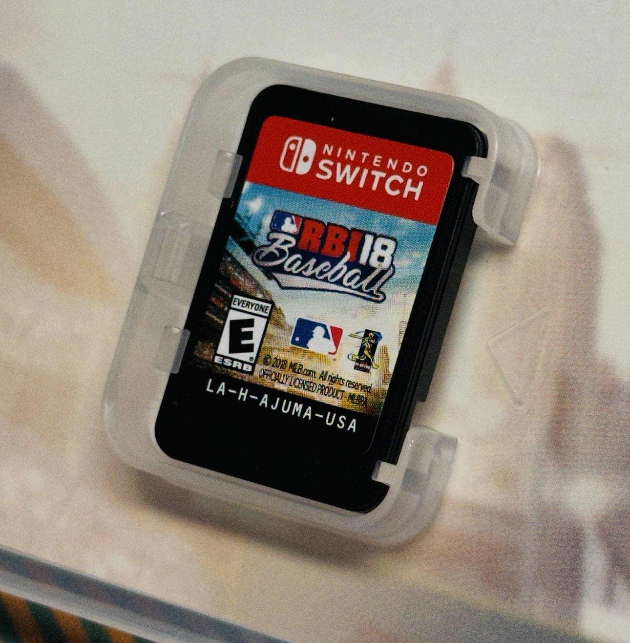 R.B.I. Baseball 18 (Nintendo Switch, 2018) With Case Tested/Works Fast Shipping